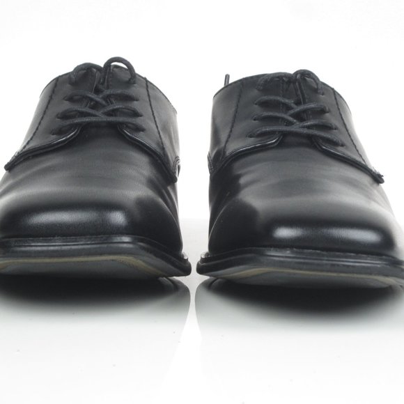 Alfani Rye Oxford lace-up dress shoes black leathe main image 3